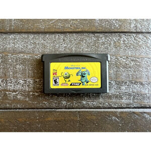 Monsters, Inc. Game for Nintendo GBA 2001 - Acceptable Condition, Fast Shipping